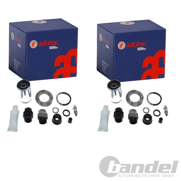 2X Autofren Bremssattel RAPARATUR-SATZ Hinten Passend FüR Honda Civic-image