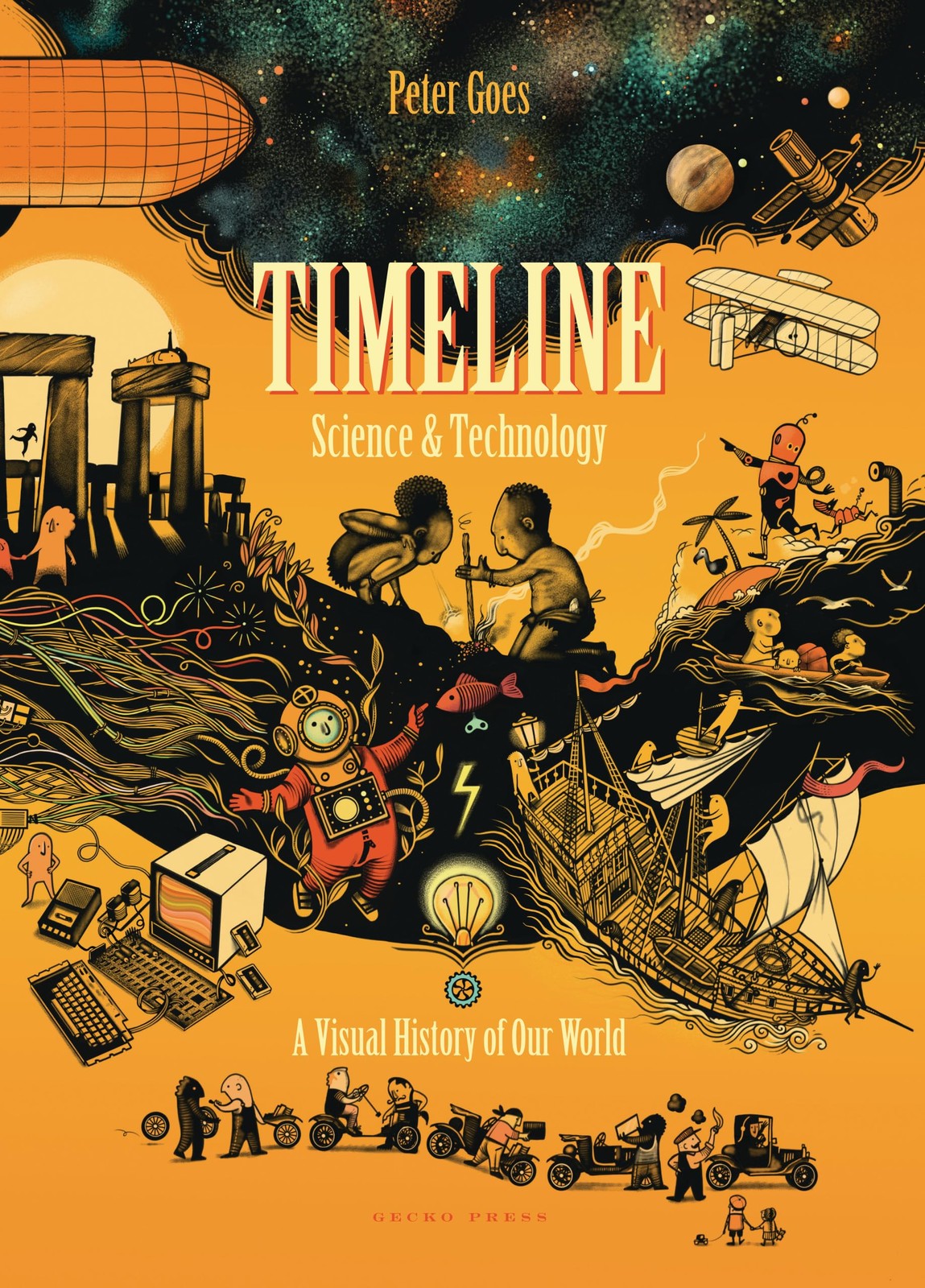 Timeline Science and Technology: A Visual History of Our World by Peter Goes - Image 6
