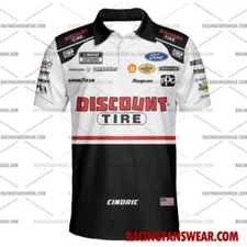 Austin Cindric Nascar Racing 2024 Team Penske Discount Tire Hawaiian Shirt- Polo