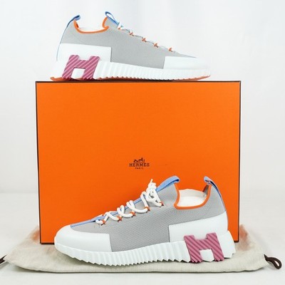 Hermes Lift Slip-On Sneakers In Gray/Pink/Blue - Women's Size EU 41  (H252003Z) | eBay