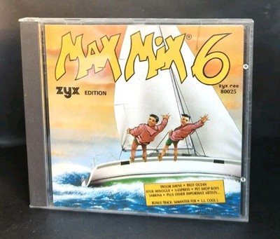 Max mix 6 Zyx Original CD . Not Remastered Version Italo Disco