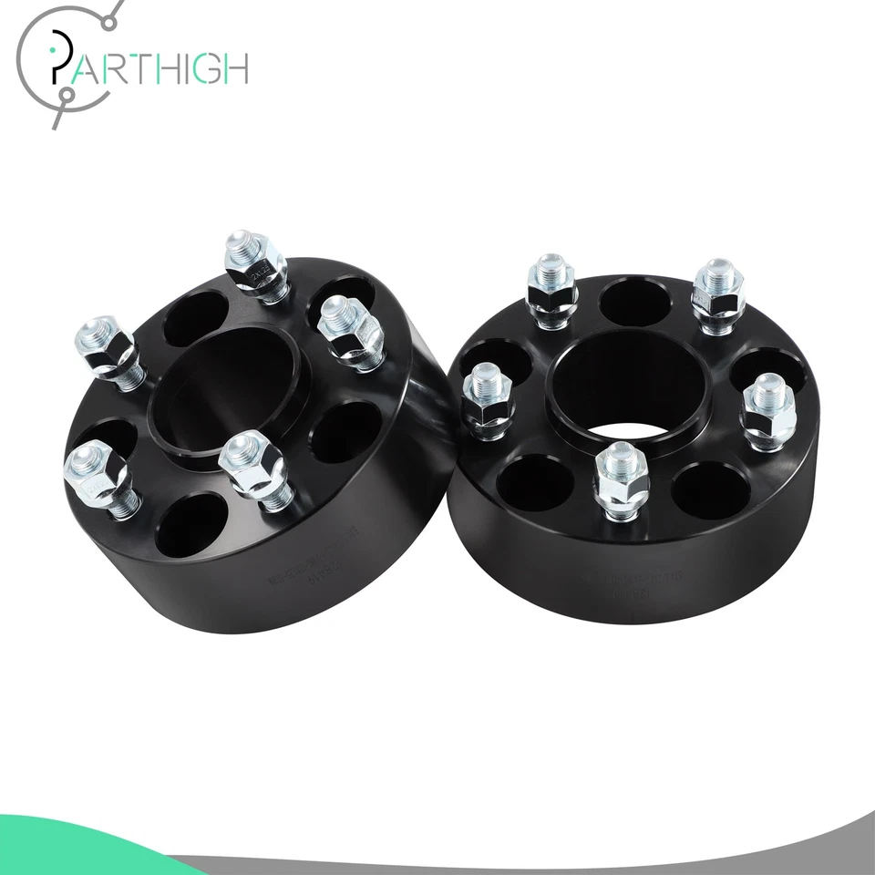 For Infiniti Q50 Q60 Q70 M35 M45 G37 5x4.5 Hubcentric Wheel Spacers (2) 2" Thick - Image 2 of 4
