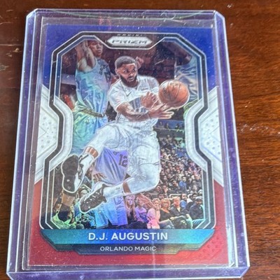 2020-21 Panini Prizm D.J. Augustin #161 Red White & Blue Prizm Orlando Magic