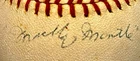 Mickey Mantle Signed Baseball To Bobby. Good Luck Best Wishes New York Yankees