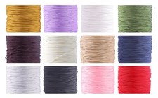 1 Roll 0.8mm Braided Nylon Beading Cordtrim Thread For Chinese Knotting Kumihimo