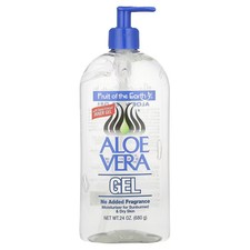 Fruit of the Earth Aloe Vera 100 % gel terapia hidratante quemaduras solares 24 oz 12PK