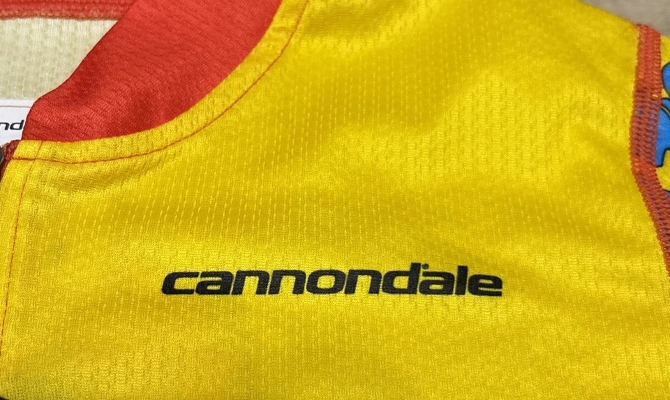 Camiseta de ciclismo para niños jóvenes Cannondale L (8-9) estampados de patas de perro grande colores brillantes Foto 2 de 4