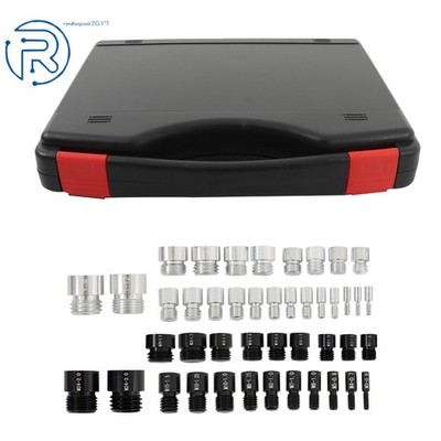 Nut and Bolt Thread Checker 21 Metric and 23 Inch in Case 44 PCS