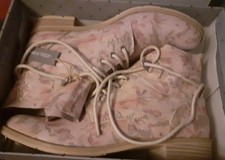 Marco Tozzi Wrap Around Lace Dune Flower Boots - EUR39/UK 6 NEW & BOXED