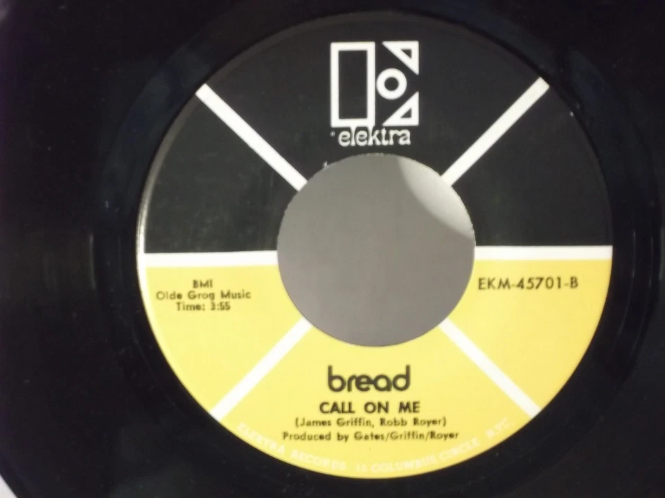 Bread,Elektra"It Don't Matter To Me"US,7"45,1969 hit pop rock ,black/tan label,M - Image 2 of 2