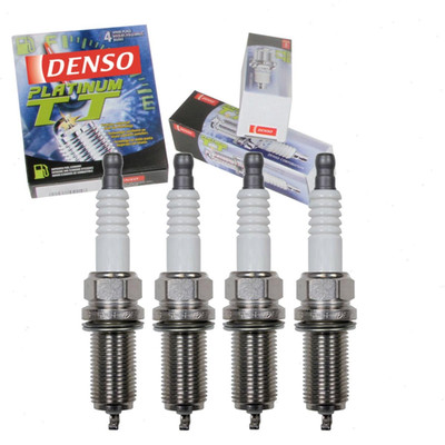 Sixity Auto 4 Pc Denso Platinum Tt Spark Plugs Compatible Toyota Tacoma 2.7L L4