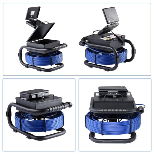 5"Sewer Camera 30M Inspection Camera w/ 512Hz Transmitter Self-Leveling - Picture 11 of 11