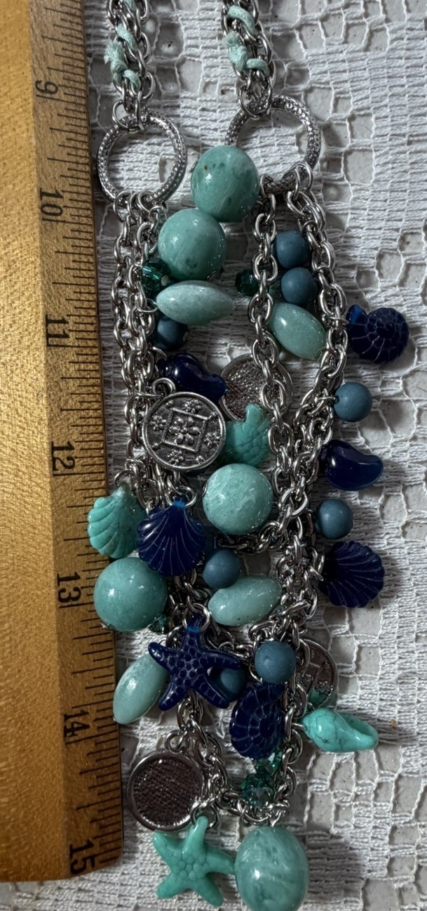 Multi-Strand Boho-Style Statement Necklace & Earr… - image 16