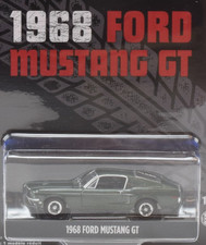 Greenlight Highland Green 1968 Ford Mustang GT - Hobby Ex 1:64 Diecast Car 44723