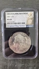 1881 S $1 NGC Morgan Dollar Original Bag Fragment MS63