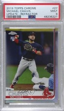 2019 Topps Chrome Update Target Refractor /250 Michael Chavis #27 PSA 9 MINT 8d2