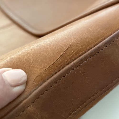 Vintage Coach leather Whitney Bag Crossbody Purse Brown 4115 - Picture 13 of 24