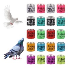 2026 Multicolor 100pcs 8mm Bird Foot Ring for Racing Pigeon Rings Leg Bands