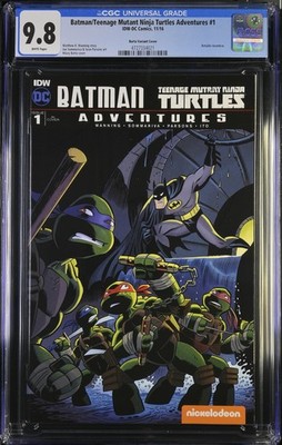 Batman/Teenage Mutant Ninja Turtles Adventures 1 CGC 9.8 Barta Variant Cover