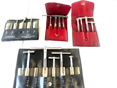 Lufkin 78-S Hole Gage Set With Misc Inside Mikes And Wiggles