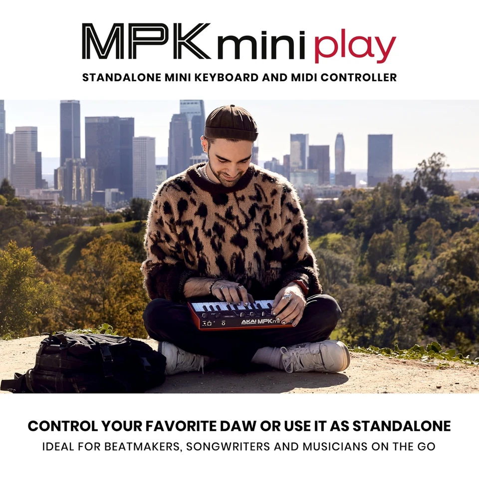 Akai MPK Mini Play MK3 MIDI Keyboard Controller with Built-in Speaker - Image 2 of 4