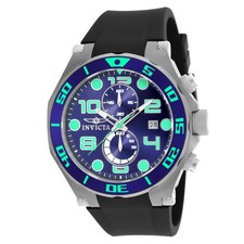 Reloj Invicta 17813 Pro Diver para hombre cronógrafo esfera azul correa negra