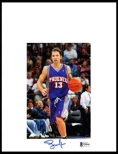 SALE! Steve Nash Autographed Signed 8.5x11 Photo Sheet Phoenix Suns Beckett BAS