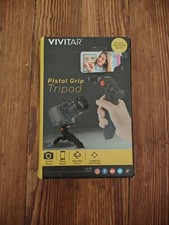 VIVITAR Pistol Grip Tripod For Smartphone's Or Cameras - Blog/Go Live - NEW