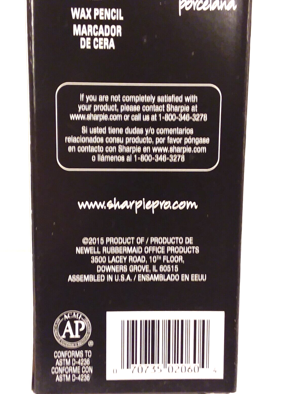 Sharpie Pro 2060 China Marker, Grease Pencil WHITE Peel Off BRAND NEW Box of 12
