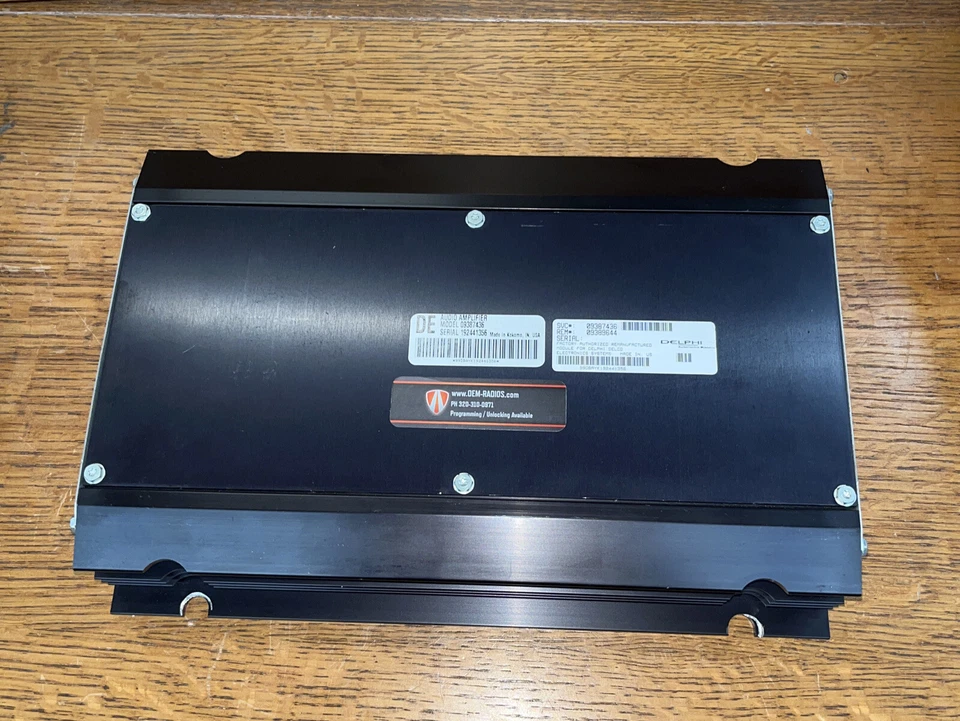 Amplificador de áudio estéreo rádio Cadillac Sevilha 2000-2004 9387436 09387436 - Imagem 3 de 4