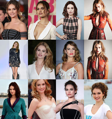 Lily James - Heißer sexy Fotodruck - 1 kaufen, 2 KOSTENLOS erhalten - Auswahl von 82