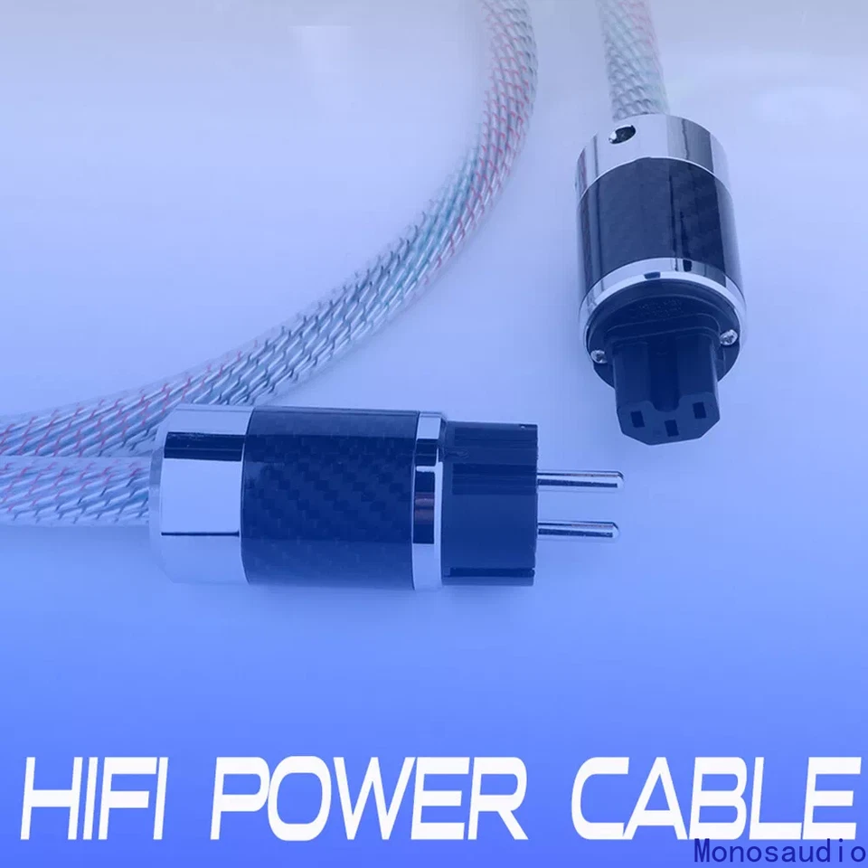 15Cores 16AWG 7N OCC HiFi Power Cable EU Schuko Amplifier CD Player Supply Wire - Image 3 of 4