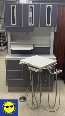 Adec 5580 Rear Treatment Cabinet w/ Dr Delivery & Assistant Pkg ...
