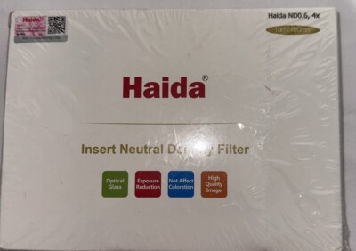 Neutral Density  Filter Haida ND0.6,4x 100x100mm Kit,