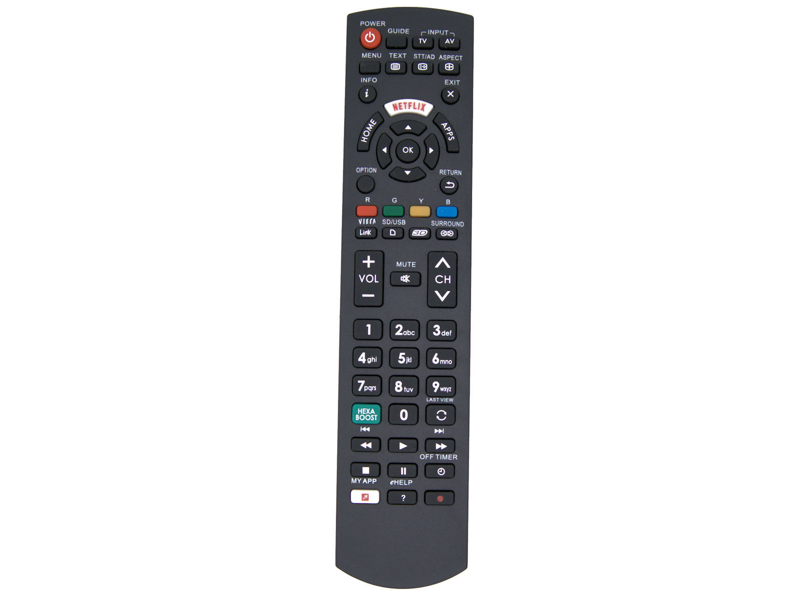 Thumbnail - Ersatz Tv Fernbedienung Für Panasonic Tx-40dxw604 Fernseher