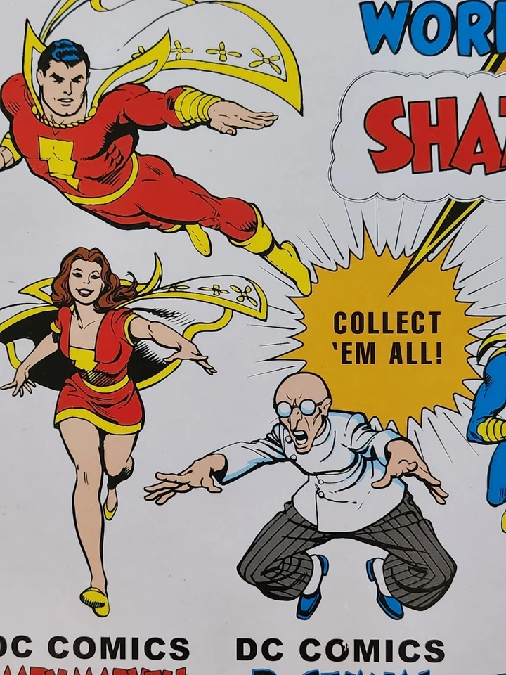 Figura Toy Co., DC, Official Worlds Greatest Heroes, reverso de tarjeta PRUEBA, Mary Marvel Foto 4 de 4