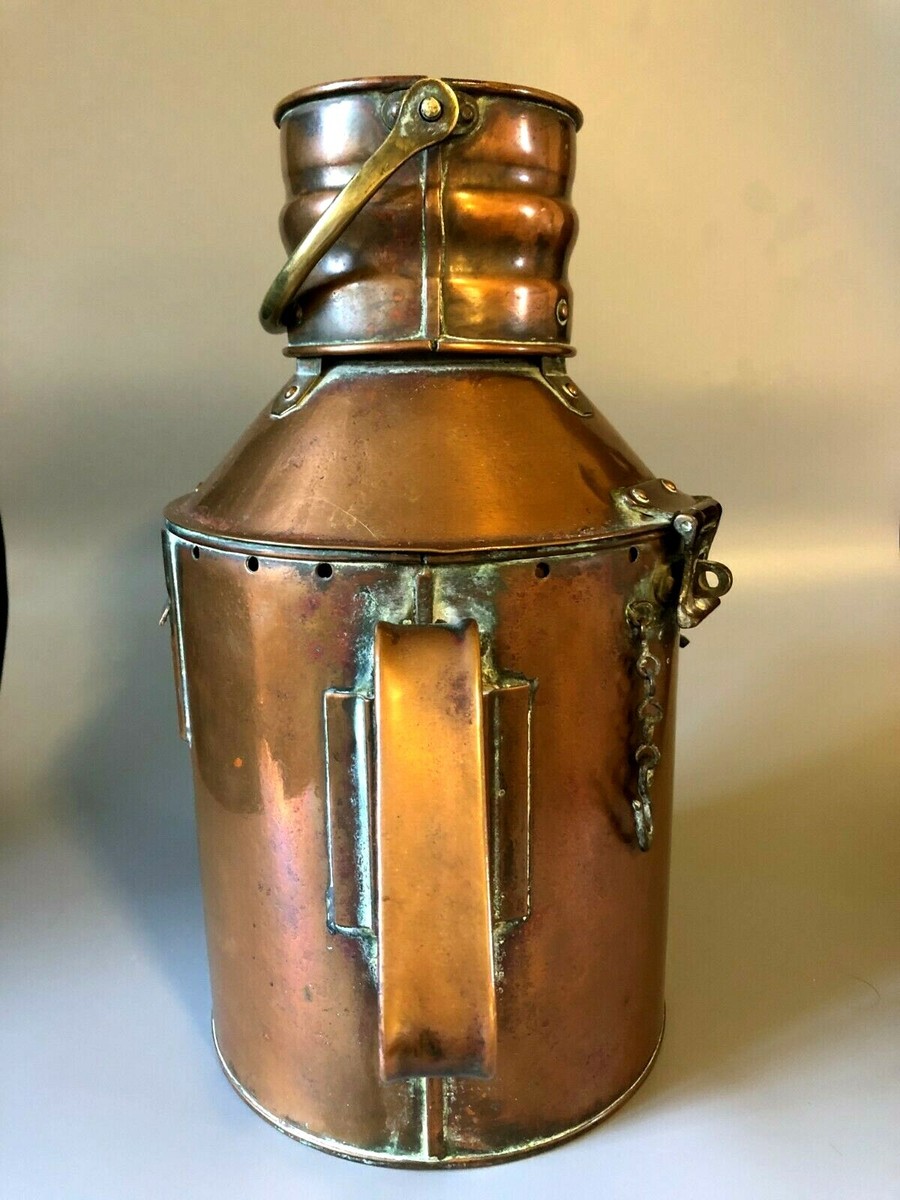 美品】銅製Keystoneware BOAT SIGNAL LANTERN