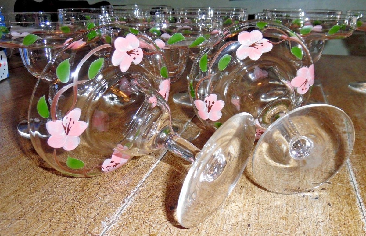 Franciscan Desert Rose Wine Glasses Franciscan Desert Rose Wine