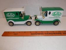 Vintage Fuller Brush Company Delivery Trucks Coin Banks, Die Cast.