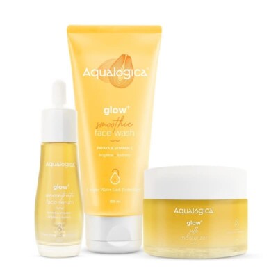 Aqualogica All In One  Kit Face Wash 100g Face Serum 3Oml Gel Moisture (50gm)