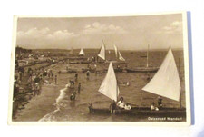 Ostseebad Niendorf, Strand, Segelboote, Ansichtskarte gelaufen 11.8.1930