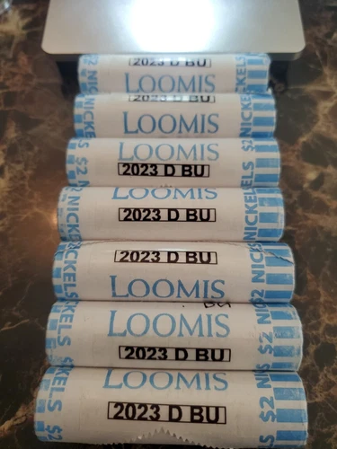 2023 D JEFFERSON NICKEL BANK ROLLS
