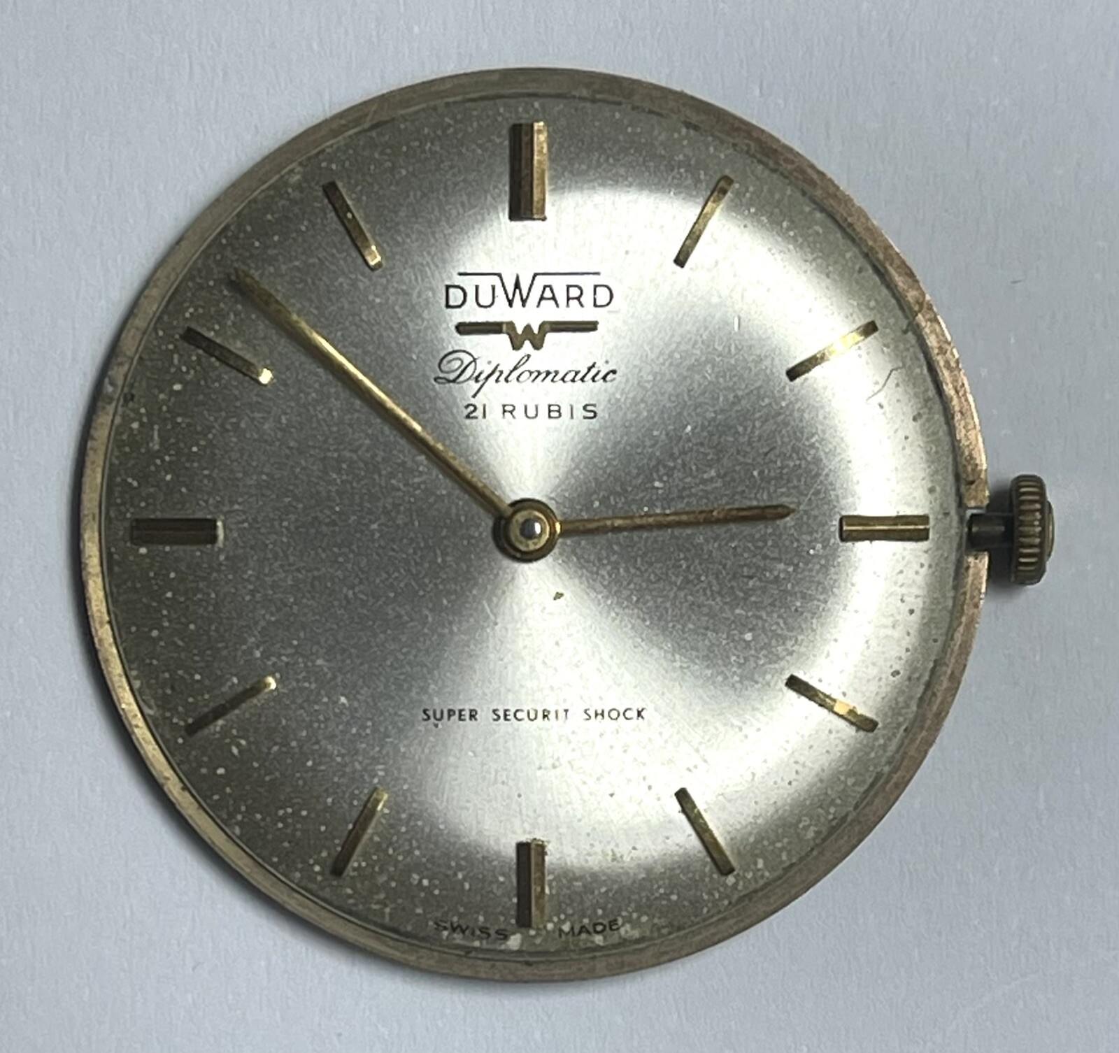 Movement PESEUX P 330 For Pieces Replacement Axle Of Steering Wheel Well