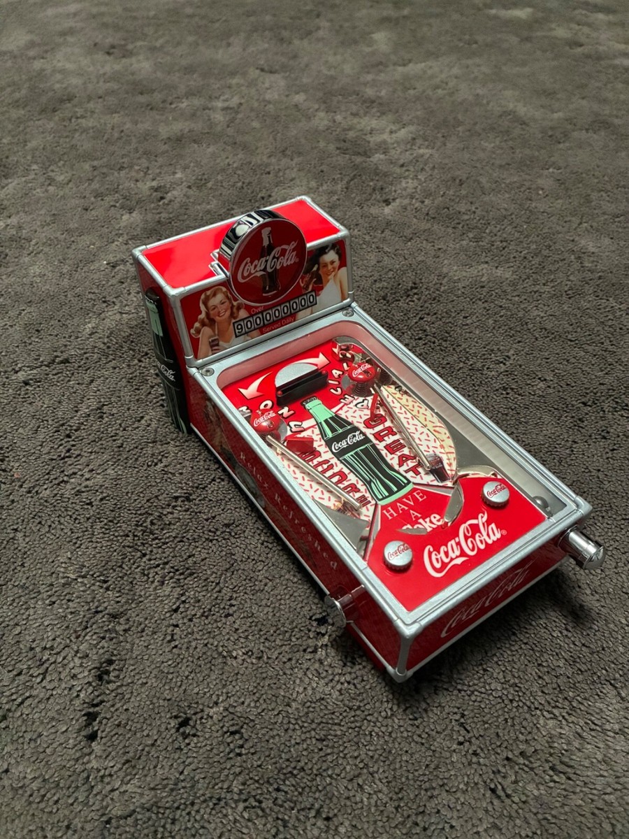1999 Coca-Cola Pinball machine Lights Up and Works Used and in