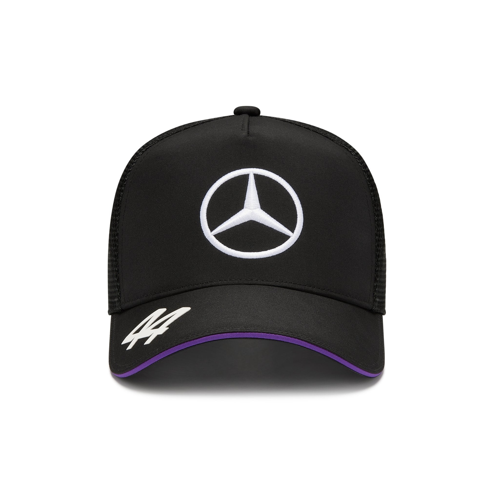 Mercedes AMG Petronas F1 Cappellino Trucker Lewis Hamiilton Nero 2024