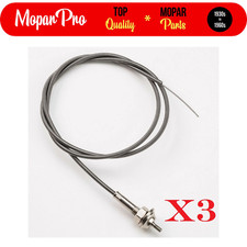 1939 1940 1941 1942 Plymouth P15 Brand New Dash Control Cables 3 Pcs