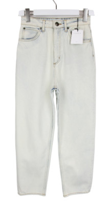 Sandro Abelia Jeans Damen (Eu) 34 Boyfriend Hohe Taille Reißverschluss Fly