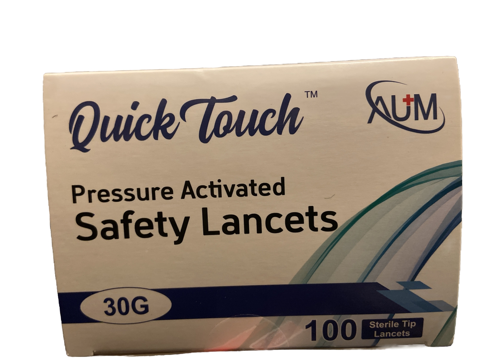 Pure Comfort Touch Pressure Activated Safety Lancets 30 Gauge Sterile