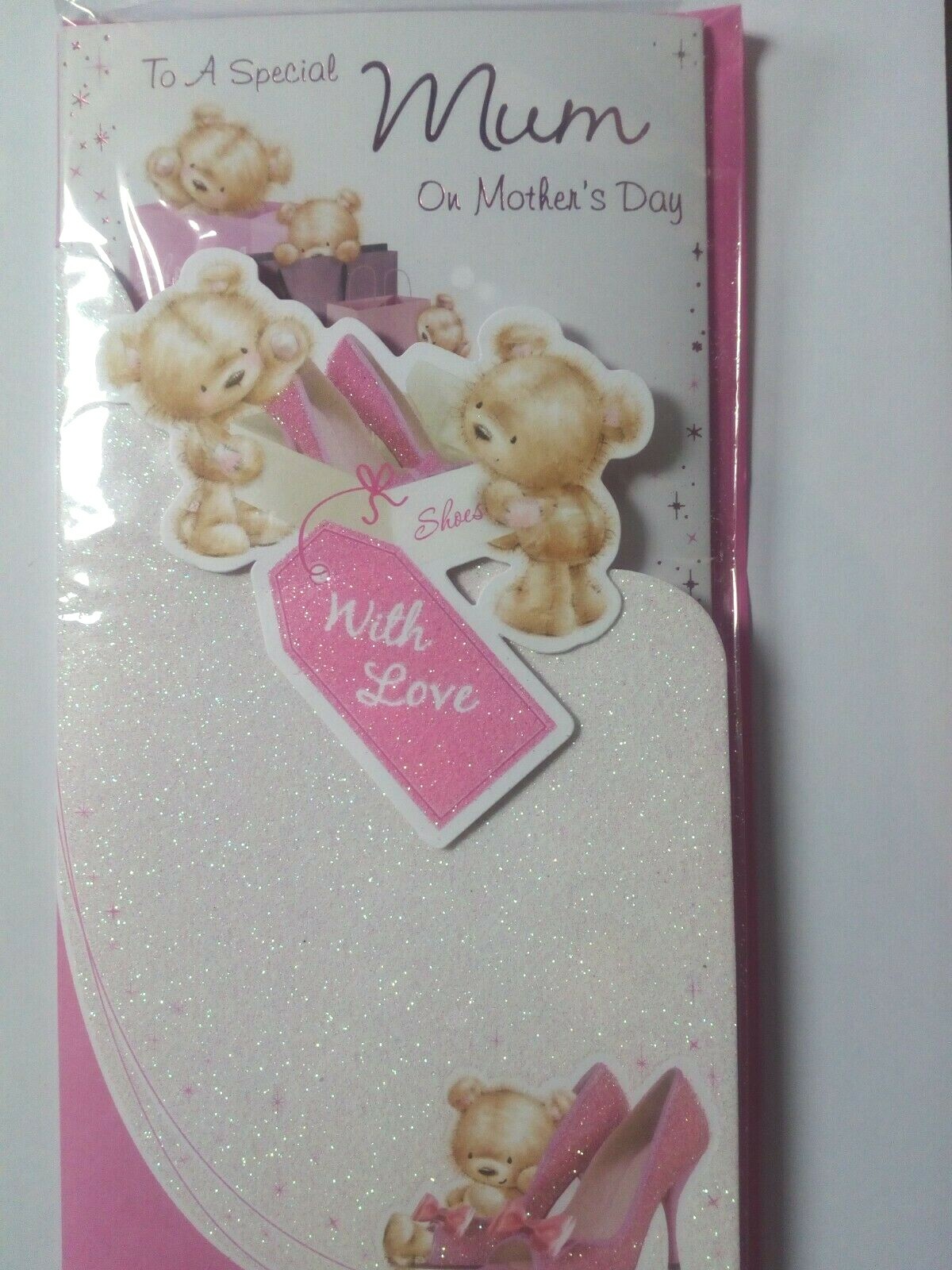 Beautiful Teddy Bear Mother's Mothers Day Card With Love To A Special Mum