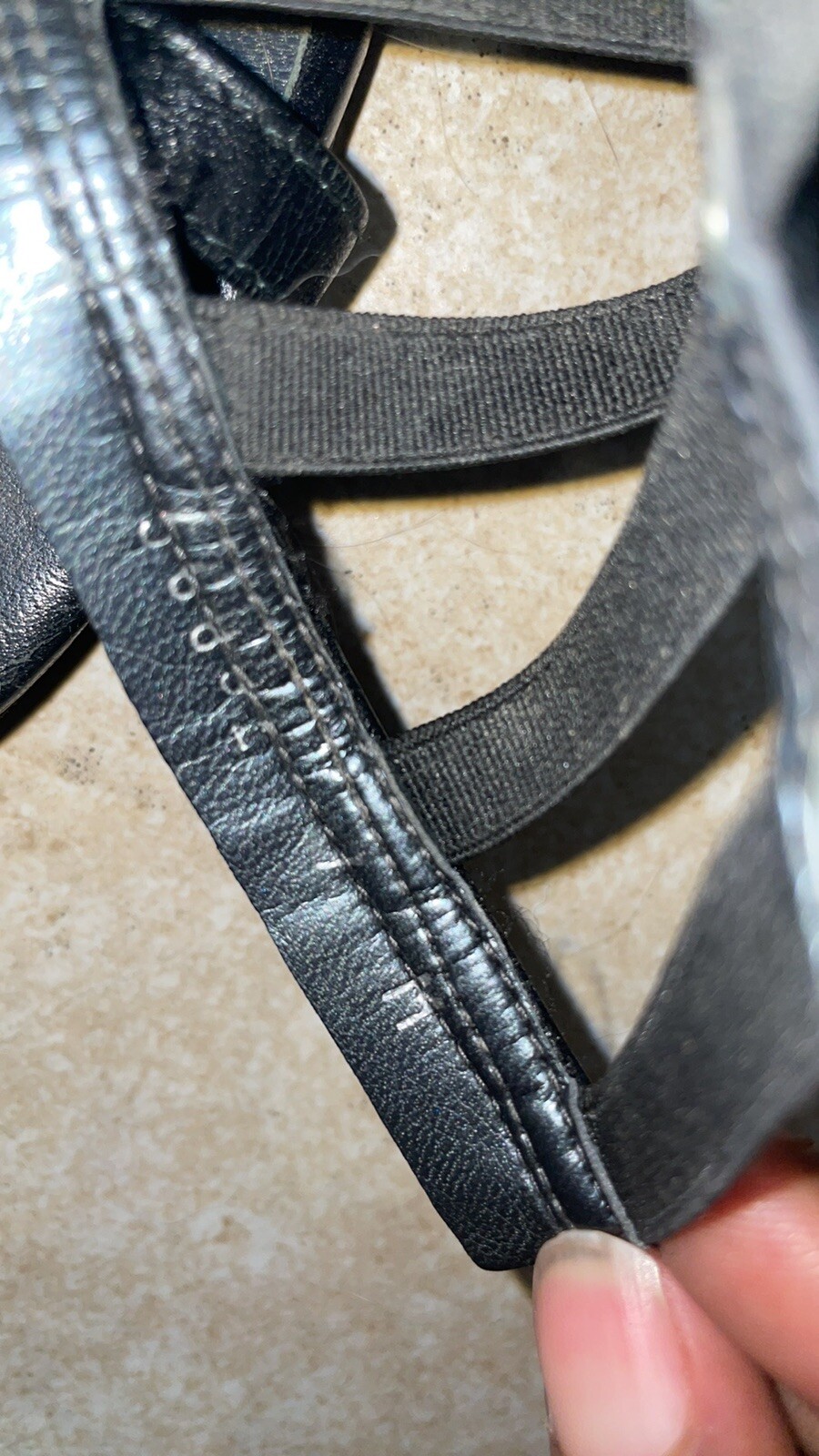 $595 Stuart Weitzman caesar gladiator shoes size … - image 6